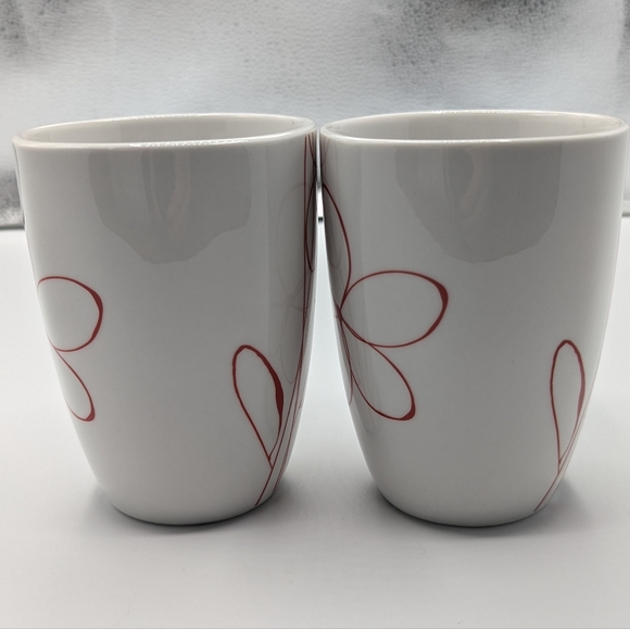 Corelle Coordinates Daisy Days Porcelain Coffee Mugs Set Of 2 - Picture 4 of 10